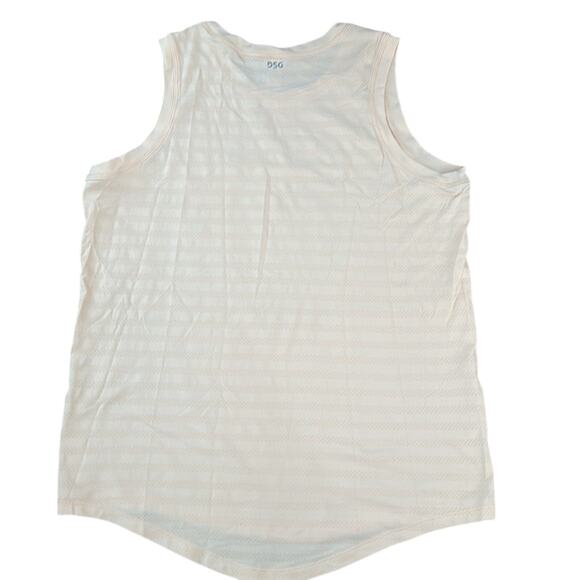 DSG Women's Seamless Jacquard Tank Illuminated Light Peach Size Large - Picture 9 of 9